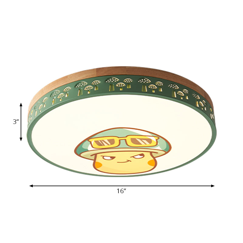 Circle for Kindergarten Ceiling Light Ceiling Light Modern Flush Mount Ceiling Fixture Clearhalo 'Ceiling Lights' 'Close To Ceiling Lights' 'Close to ceiling' 'Flush mount' Lighting' 197651