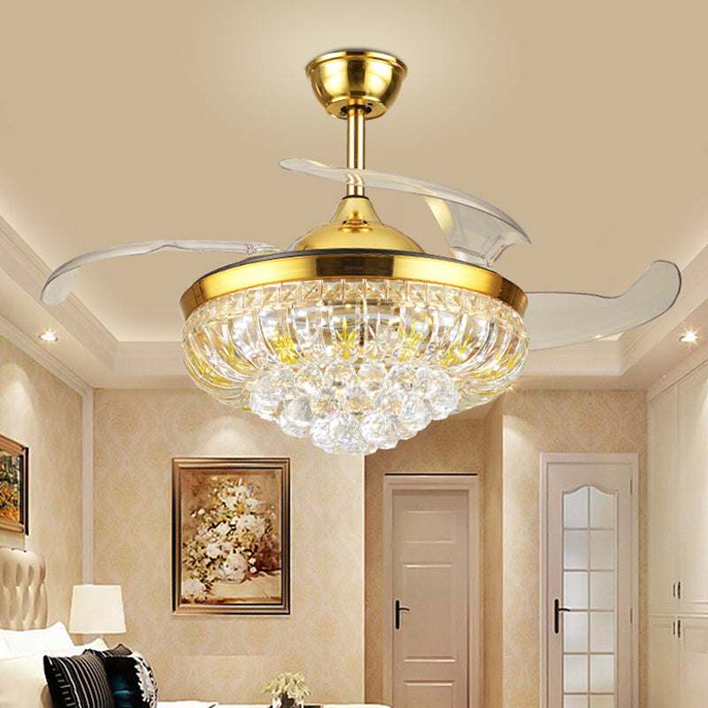 Nordic Donut Shaped Semi Flush Light Beveled Crystal 19