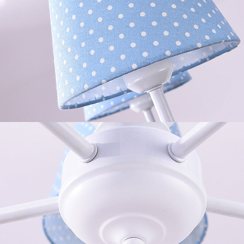 Blue Circle Bird Hanging Lamp Modern Resin Metal Hanging Pendant Lights for Kid Bedroom Clearhalo 'Ceiling Lights' 'Chandeliers' Lighting' options 198446