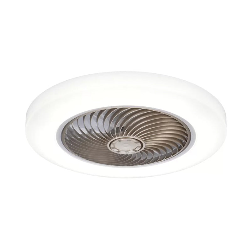 Acrylic Circular Hanging Fan Lamp Modernity 20.5
