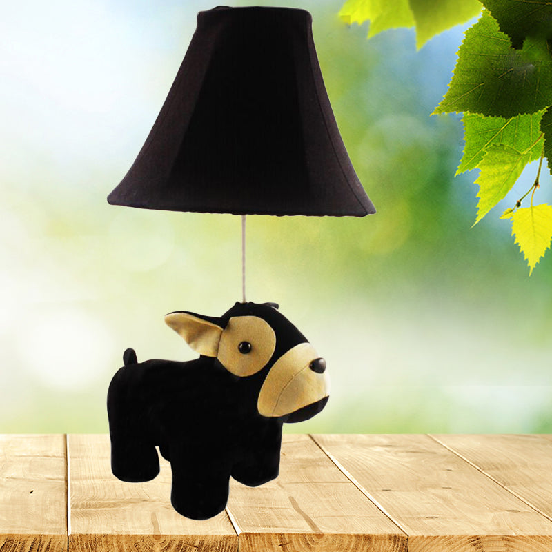 Animal Base Kid Bedroom Desk Light Fabric 1 Head Cartoon Reading Light Clearhalo 'Lamps' 'Table Lamps' Lighting' 198894