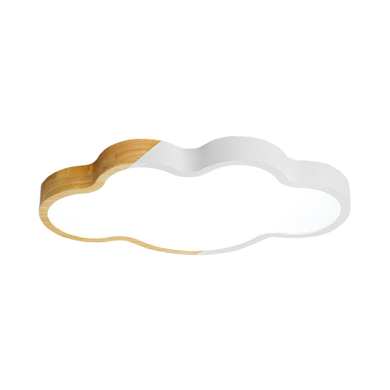 Acrylic Cloud Shape Flush Mount Light Kid Bedroom Nordic Energy Saving LED Ceiling Light Clearhalo 'Ceiling Lights' 'Close To Ceiling Lights' 'Close to ceiling' 'Flush mount' Lighting' 199150
