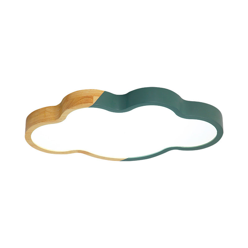 Acrylic Cloud Shape Flush Mount Light Kid Bedroom Nordic Energy Saving LED Ceiling Light Clearhalo 'Ceiling Lights' 'Close To Ceiling Lights' 'Close to ceiling' 'Flush mount' Lighting' 199153