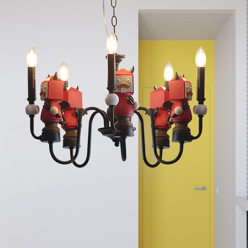 Cartoon Man Dining Room Hanging Lights Metal Modern Hanging Pendant Lights Clearhalo 'Ceiling Lights' 'Chandeliers' Lighting' options 199935