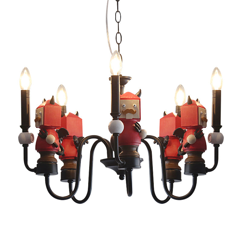 Cartoon Man Dining Room Hanging Lights Metal Modern Hanging Pendant Lights Clearhalo 'Ceiling Lights' 'Chandeliers' Lighting' options 199936