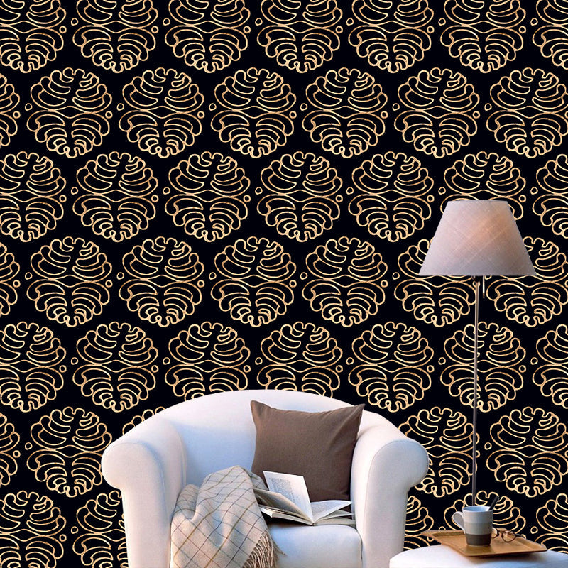Clouding Pattern Mural Decal Pastel Color Contemporary Wall Covering for Living Room Black Clearhalo 'Wall Decor' 'Wall Mural' 2009528