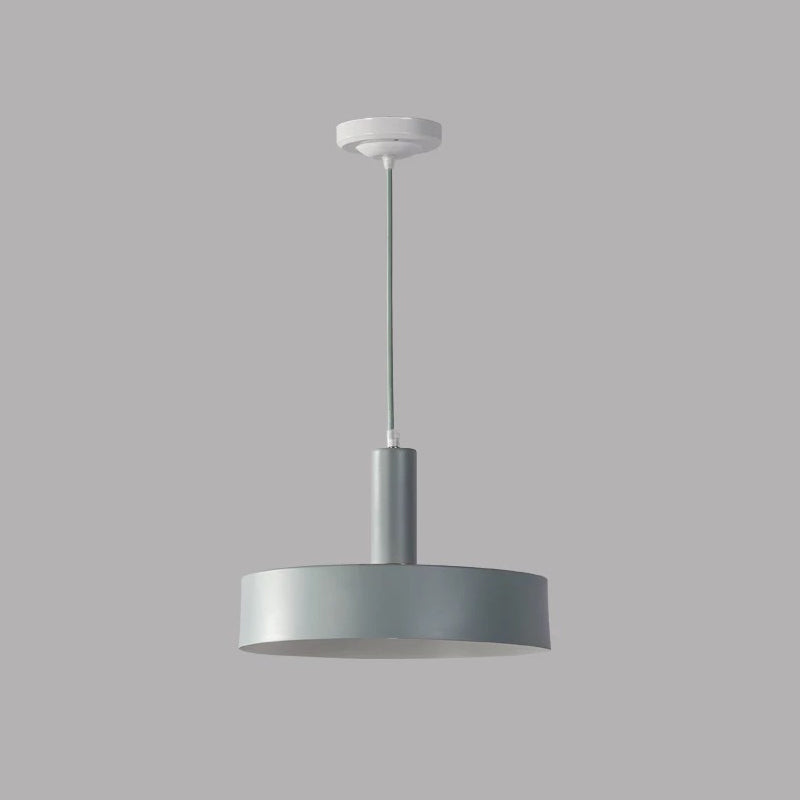Round Bedroom Drop Lamp Metallic 1-Head Contemporary Hanging Ceiling Light Green Clearhalo 'Ceiling Lights' 'Modern Pendants' 'Modern' 'Pendant Lights' 'Pendants' Lighting' 2011086