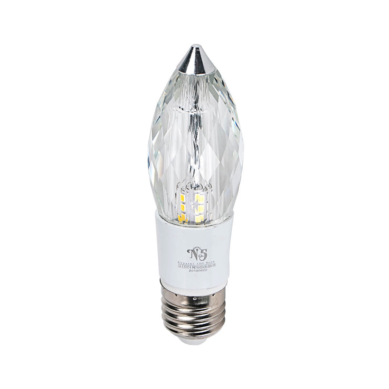 Bulb Shaped Corridor Mini Flush Light Fixture Clear Crystal LED Modern Ceiling Flush Mount Clearhalo 'Ceiling Lights' 'Close To Ceiling Lights' 'Close to ceiling' 'Flush mount' Lighting' 2016570