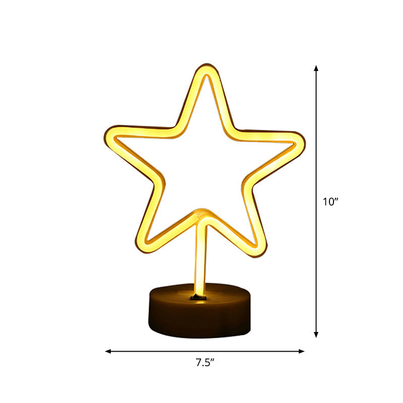 Geometry Wall Night Light Contemporary Plastic Kids Bedroom LED Nightstand Lamp in White Clearhalo 'Night Lights' 'Wall Lights' Lighting' 2016906
