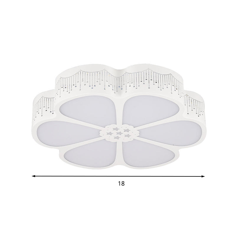 Kindergarten Flower Flush mount Ceiling Light Acrylic Cartoon LED Flush Ceiling Lights Clearhalo 'Ceiling Lights' 'Close To Ceiling Lights' 'Close to ceiling' 'Flush mount' Lighting' 202298