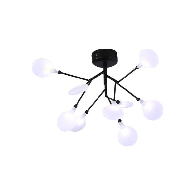 Branching Flushmount Light Modernist LED Metallic Close to Ceiling Lamp for Bedroom Clearhalo 'Ceiling Lights' 'Close To Ceiling Lights' 'Close to ceiling' 'Flush mount' Lighting' 2025242