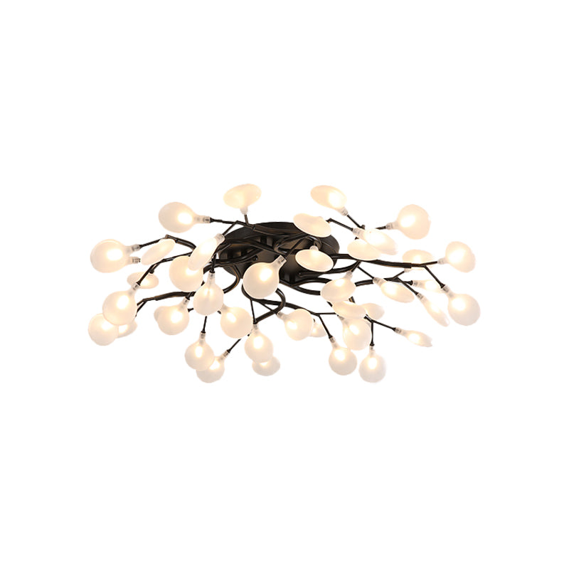 Firefly Flush Ceiling Light Contemporary Metal Living Room LED Flush Mount Lighting Clearhalo 'Ceiling Lights' 'Close To Ceiling Lights' 'Close to ceiling' 'Flush mount' Lighting' 2025269