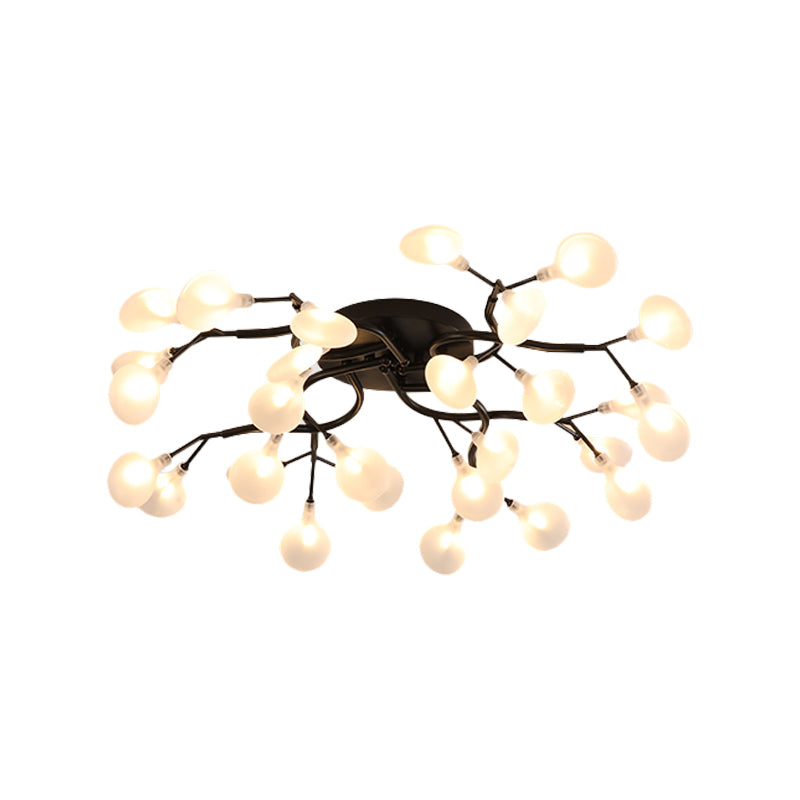 Firefly Flush Ceiling Light Contemporary Metal Living Room LED Flush Mount Lighting Clearhalo 'Ceiling Lights' 'Close To Ceiling Lights' 'Close to ceiling' 'Flush mount' Lighting' 2025274