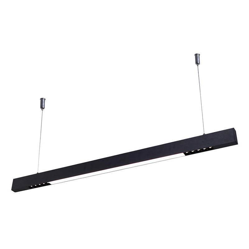 Bar Shaped Acrylic Hanging Light Kit Minimalism LED Suspension Pendant Light for Office Clearhalo 'Ceiling Lights' 'Modern Pendants' 'Modern' 'Pendant Lights' 'Pendants' Lighting' 2044253