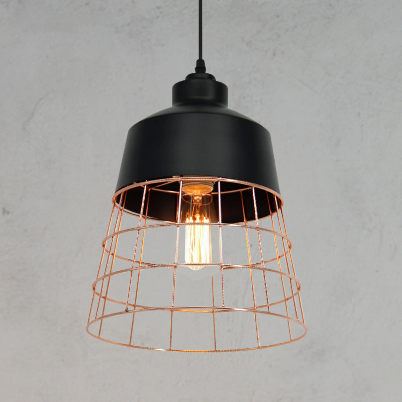 Geometric Shaped Metal Hanging Light Nordic Style Restaurant Pendant Light Fixture Black-Gold A Clearhalo 'Art Deco Pendants' 'Black' 'Cast Iron' 'Ceiling Lights' 'Ceramic' 'Crystal' 'Industrial Pendants' 'Industrial' 'Metal' 'Middle Century Pendants' 'Pendant Lights' 'Pendants' 'Rustic Pendants' 'Tiffany' Lighting' 2057515