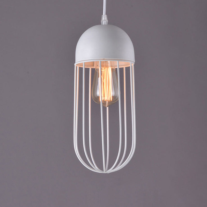 Geometric Shaped Metal Hanging Light Nordic Style Restaurant Pendant Light Fixture White C Clearhalo 'Art Deco Pendants' 'Black' 'Cast Iron' 'Ceiling Lights' 'Ceramic' 'Crystal' 'Industrial Pendants' 'Industrial' 'Metal' 'Middle Century Pendants' 'Pendant Lights' 'Pendants' 'Rustic Pendants' 'Tiffany' Lighting' 2057523