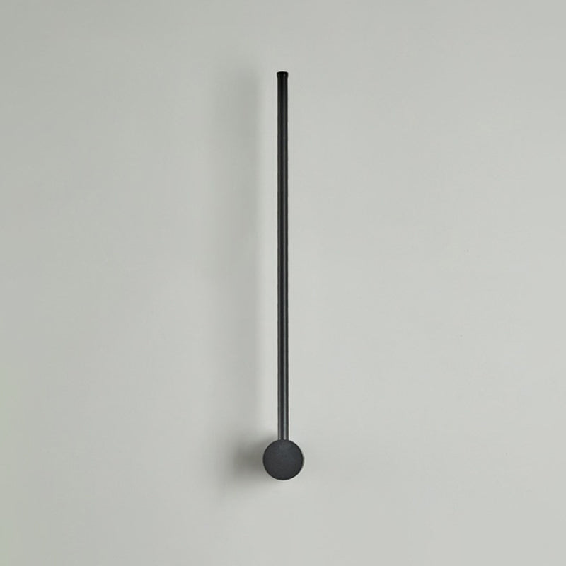 Slim Tube Shaped Sconce Lighting Contemporary Metal Living Room LED Wall Light Fixture Clearhalo 'Cast Iron' 'Glass' 'Industrial' 'Modern wall lights' 'Modern' 'Tiffany' 'Traditional wall lights' 'Wall Lamps & Sconces' 'Wall Lights' Lighting' 2064425