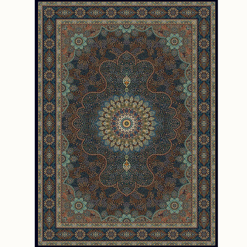 Aesthetic Moroccan Rug Multi Colored Flower Rug Pet Friendly Anti-Slip Backing Machine Washable Carpet for Guest Room Clearhalo 'Area Rug' 'Moroccan' 'Rugs' Rug' 2070154
