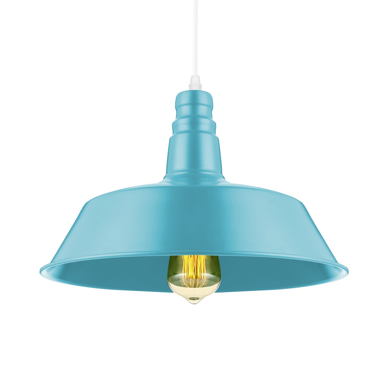 10/14 Inch Wide Barn Living Room Pendant Lighting Industrial Style Metal 1 Bulb Pink/Yellow Hanging Light with Adjustable Cord Clearhalo 'Art Deco Pendants' 'Cast Iron' 'Ceiling Lights' 'Ceramic' 'Crystal' 'Industrial Pendants' 'Industrial' 'Metal' 'Middle Century Pendants' 'Pendant Lights' 'Pendants' 'Tiffany' Lighting' 20778