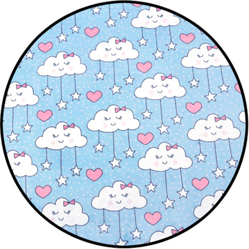 Decorative Multi-Color Cartoon Rug Synthetics Animal Patterned Carpet Stain Resistant Non-Slip Backing Washable Rug for Living Room Clearhalo 'Area Rug' 'Rug' 2105949