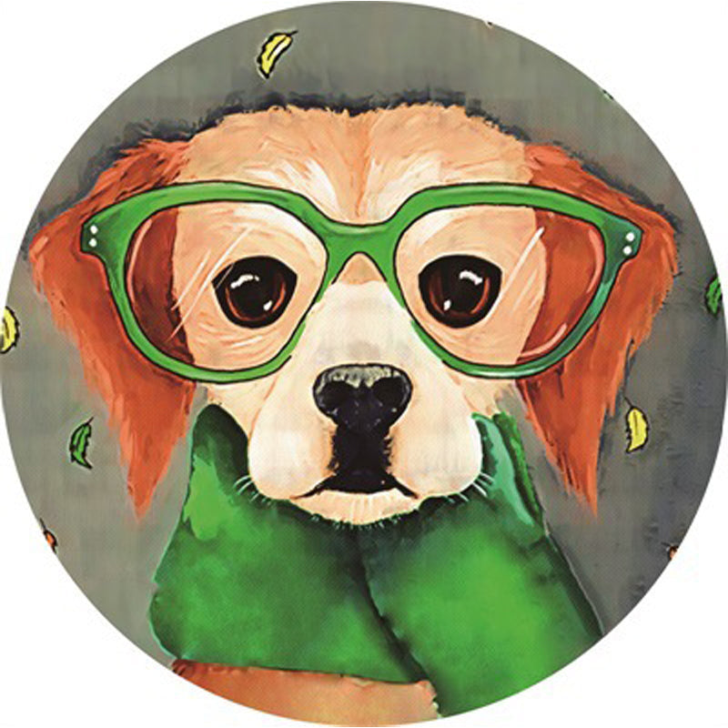 Childrens Art Animal Rug Multi Color Polypropylene Carpet Washable Pet Friendly Anti-Slip Rug for Kids Bedroom Green Clearhalo 'Area Rug' 'Rug' 2105981