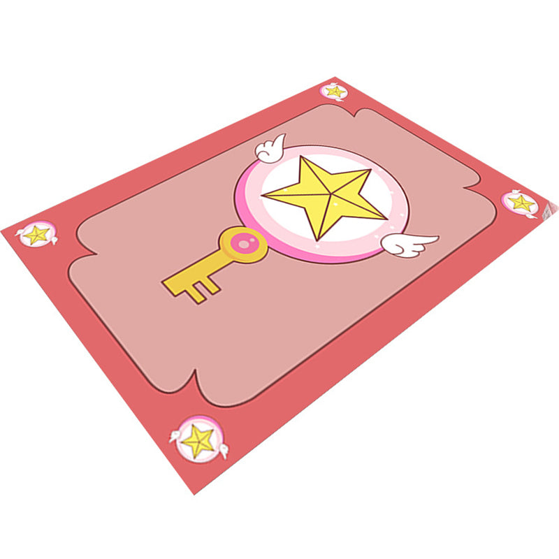 Girlish Patterned Rug Multicolor Kids Rug Polyester Anti-Slip Backing Stain Resistant Washable Area Rug for Bedroom Clearhalo 'Area Rug' 'Rug' 2106288