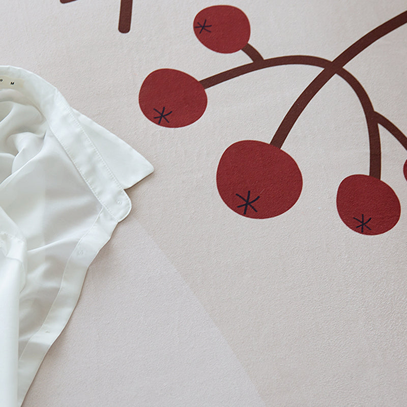 Minimalist Plant Print Rug Pastoral Color Polypropylene Rug Non-Slip Stain Resistant Pet Friendly Carpet for Great Room Clearhalo 'Area Rug' 'Rug' 2106658