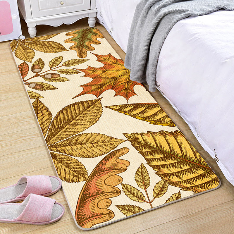 Creative Nordic Style Rug Multi-Colored Color-Block Rug Stain Resistant Washable Non-Slip Carpet for Girls Room Yellow Clearhalo 'Area Rug' 'Rug' 2106703