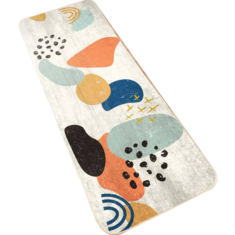 Creative Nordic Style Rug Multi-Colored Color-Block Rug Stain Resistant Washable Non-Slip Carpet for Girls Room Clearhalo 'Area Rug' 'Rug' 2106706