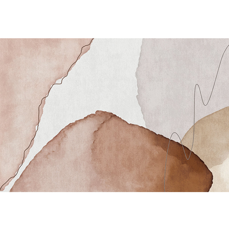 Multi-Color Abstract Pattern Rug Synthetics Postmodern Carpet Stain Resistant Washable Non-Slip Rug for Girls Bedroom Coffee Clearhalo 'Area Rug' 'Rug' 2106823