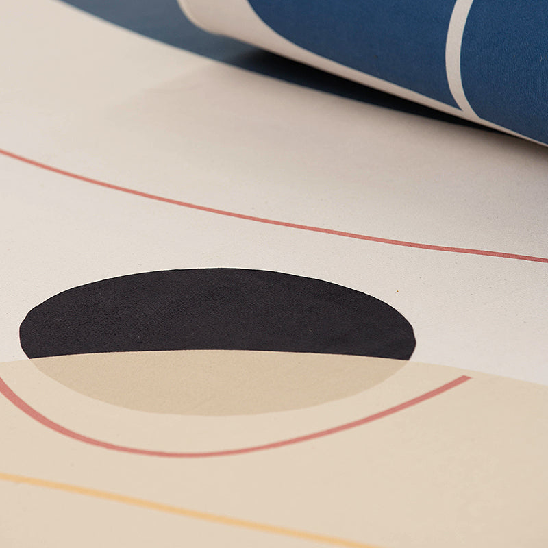 Chic Nordic Indoor Rug Multicolor Curve Line Art Geometric Rug Stain Resistant Non-Slip Machine Washable Carpet for Home Clearhalo 'Area Rug' 'Rug' 2106865