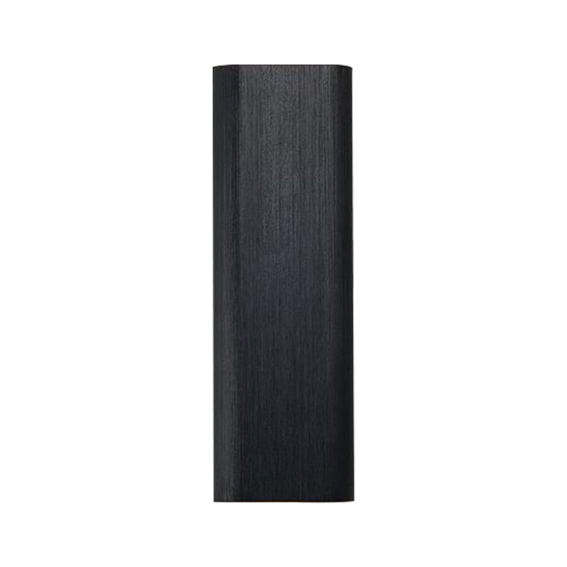 Modern Cuboid Wall Mounted Light Metal Living Room LED Up and Down Wall Sconce in Bronze/Gold/Coffee Clearhalo 'Cast Iron' 'Glass' 'Industrial' 'Modern wall lights' 'Modern' 'Tiffany' 'Traditional wall lights' 'Wall Lamps & Sconces' 'Wall Lights' Lighting' 210892