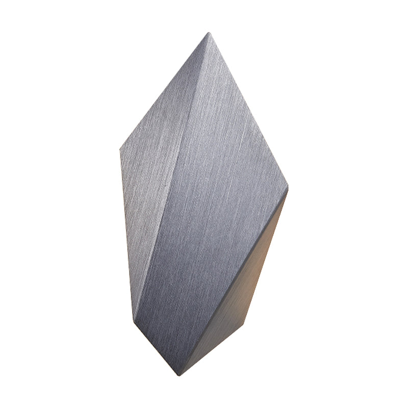 Metal Geometric Wall Mounted Light Postmodern 1 Light Black/Grey/White Sconce Light Fixture Clearhalo 'Cast Iron' 'Glass' 'Industrial' 'Modern wall lights' 'Modern' 'Tiffany' 'Traditional wall lights' 'Wall Lamps & Sconces' 'Wall Lights' Lighting' 211034
