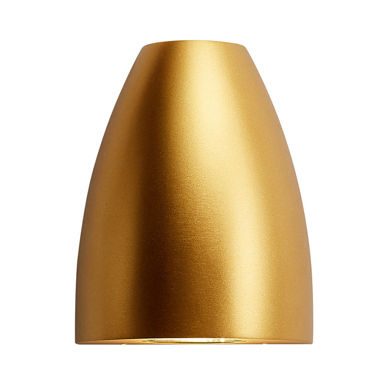 Bullet Shape Wall Mount Light Modern Metal Black/Grey/White LED Up and Down Wall Sconce for Stairway Clearhalo 'Cast Iron' 'Glass' 'Industrial' 'Modern wall lights' 'Modern' 'Tiffany' 'Traditional wall lights' 'Wall Lamps & Sconces' 'Wall Lights' Lighting' 211409