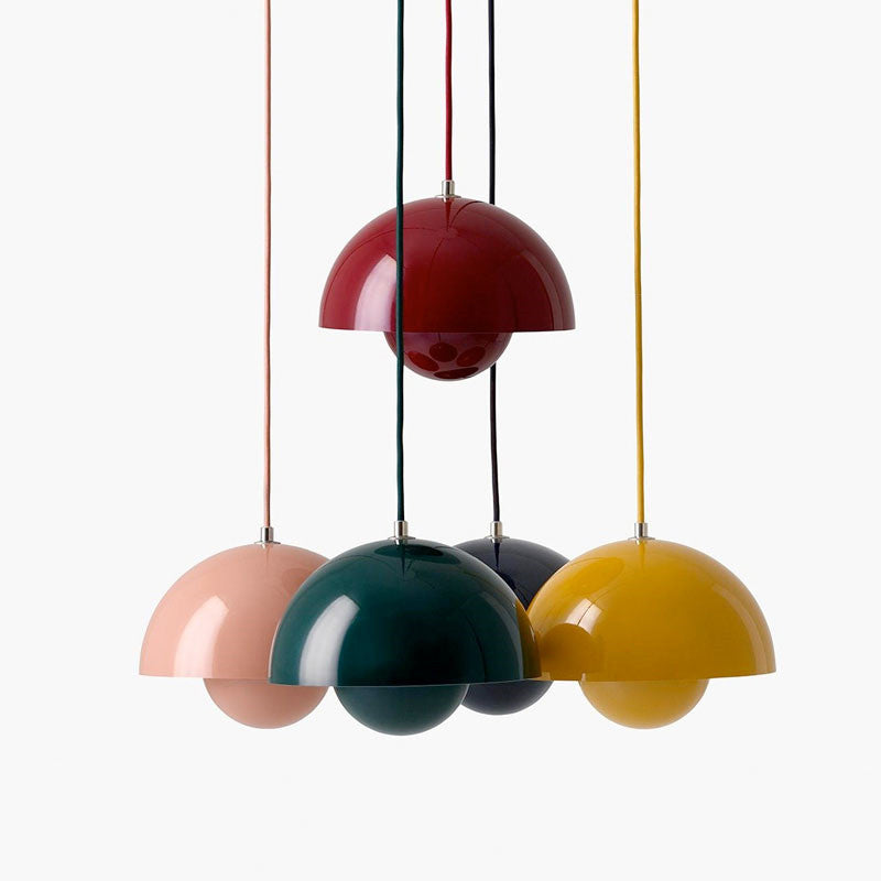 Nordic Style Bud Shaped Ceiling Light Metallic 1 Heads Dining Room Hanging Pendant Light Clearhalo 'Ceiling Lights' 'Modern Pendants' 'Modern' 'Pendant Lights' 'Pendants' Lighting' 2121146
