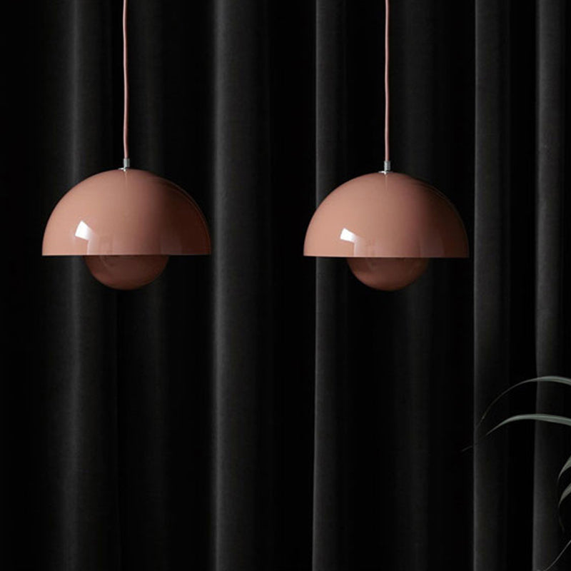 Nordic Style Bud Shaped Ceiling Light Metallic 1 Heads Dining Room Hanging Pendant Light Clearhalo 'Ceiling Lights' 'Modern Pendants' 'Modern' 'Pendant Lights' 'Pendants' Lighting' 2121159
