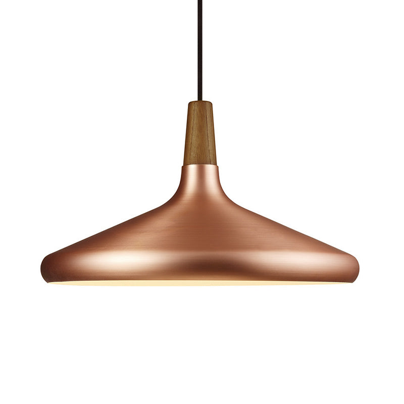 Cone Shade Ceiling Light Simplicity Metallic 1 Head Dining Room Pendant Light Fixture Gold Large Clearhalo 'Ceiling Lights' 'Lighting' 'Pendant Lights' 2121213_e98079c1-3392-43f8-96eb-e36516584f28