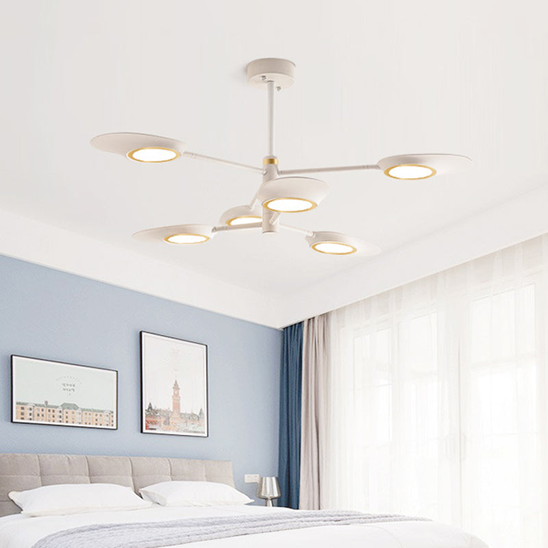 Radiant Burst Chandelier Pendant Light Postmodern Style Metallic Living Room LED Hanging Light Clearhalo 'Ceiling Lights' 'Chandeliers' 'Modern Chandeliers' 'Modern' Lighting' 2121356