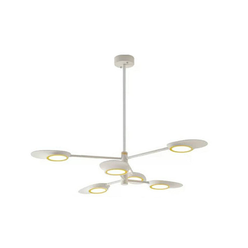 Radiant Burst Chandelier Pendant Light Postmodern Style Metallic Living Room LED Hanging Light Clearhalo 'Ceiling Lights' 'Chandeliers' 'Modern Chandeliers' 'Modern' Lighting' 2121357