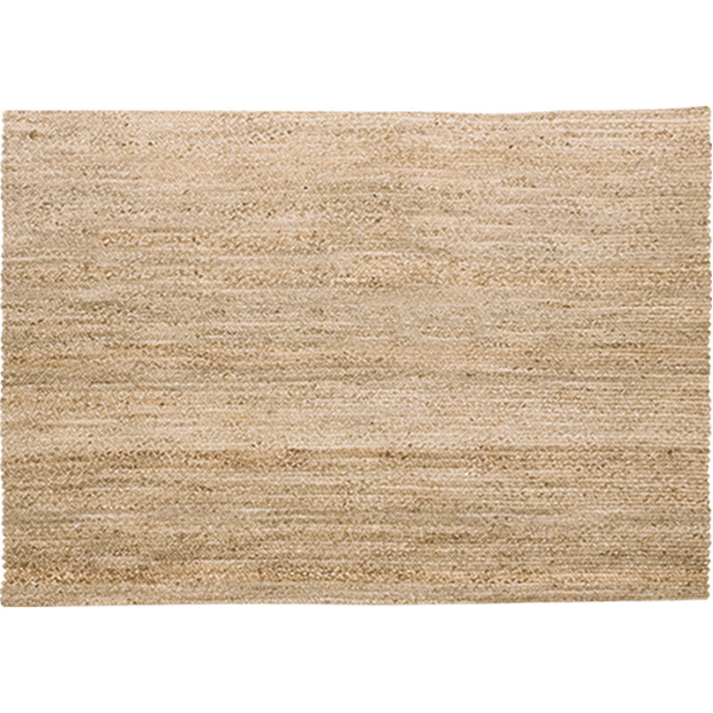 Multi-Colored Living Room Rug Rustic Plain Rug Natural Jute Pet Friendly Washable Anti-Slip Backing Rug Khaki Clearhalo 'Area Rug' 'Rug' 2140696
