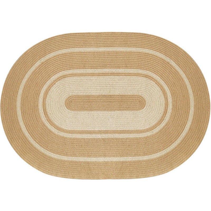 Environmental Plain Rug Multi Colored Lodge Carpet Jute Animal-Friendly Woven Rug for Room Wood Clearhalo 'Area Rug' 'Rug' 2140717