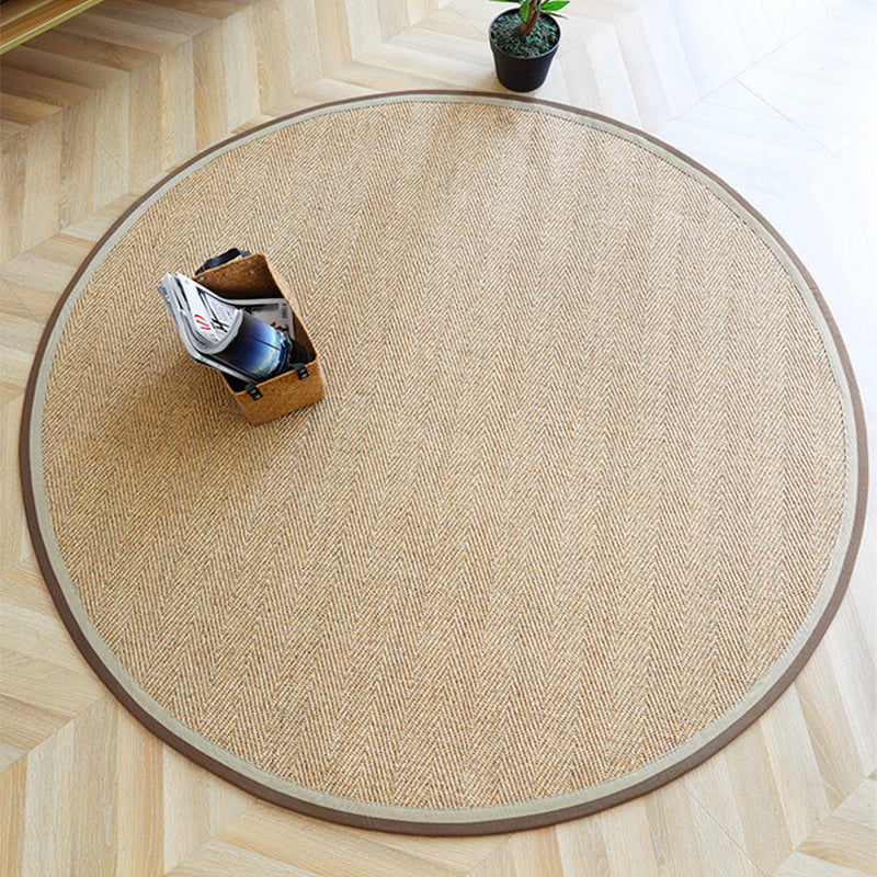 Cabin Plain Rug Multi-Colored Natural Sisal Carpet Anti-Slip Backing Machine Washable Pet Friendly Rug for Living Room Clearhalo 'Area Rug' 'Rug' 2140721