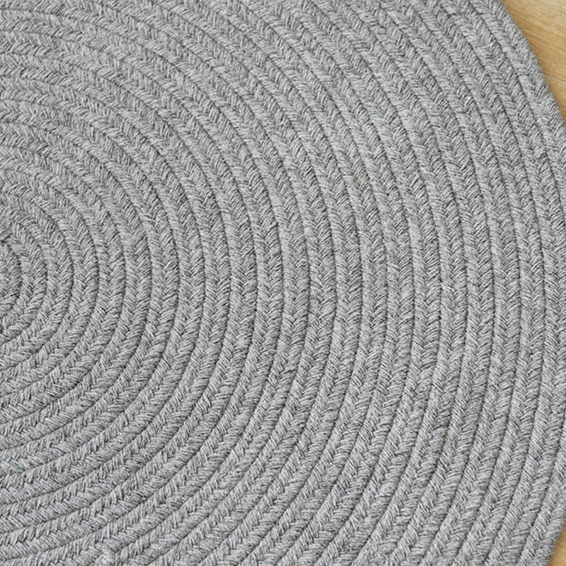 Multi-Color Plain Rug Wool Rustic Style Rug Environmental Pet-Friendly Rug for Room Light Gray Clearhalo 'Area Rug' 'Rug' 2140756