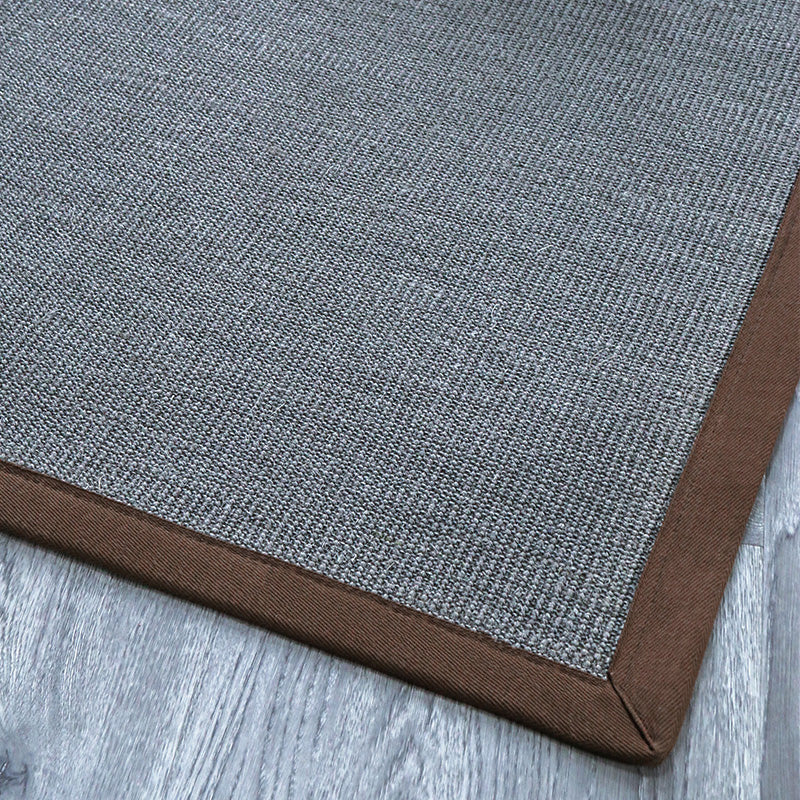 Multicolor Plain Mat Rug Sisal Woven Lodge Rug Non-Slip Backing Stain Resistant Machine Washable Area Carpet for Room Blue-Brown Clearhalo 'Area Rug' 'Rug' 2140807