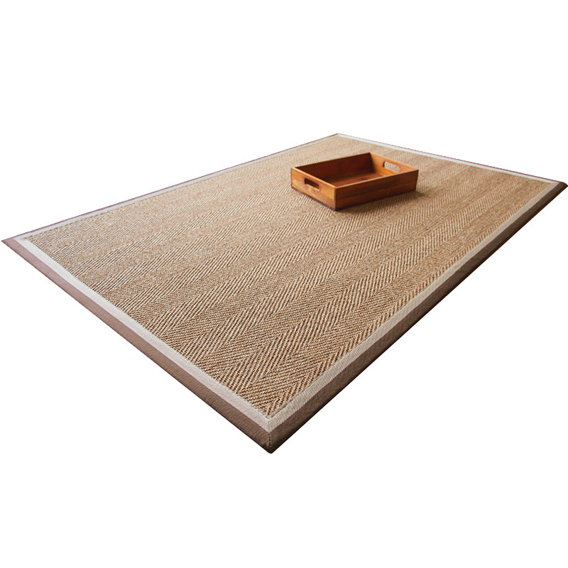 Multi Color Rustic Indoor Rug Sisal Woven Striped Pattern Carpet Machine Washable Stain Resistant Non-Slip Rug for Room Clearhalo 'Area Rug' 'Rug' 2140832