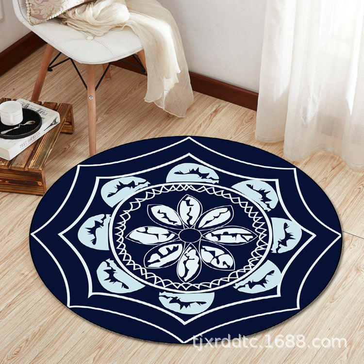 Boho Living Room Rug Multi-Color Flower Print Carpet Synthetics Stain Resistant Non-Slip Pet Friendly Area Rug Clearhalo 'Area Rug' 'Bohemian' 'Rugs' Rug' 2141109