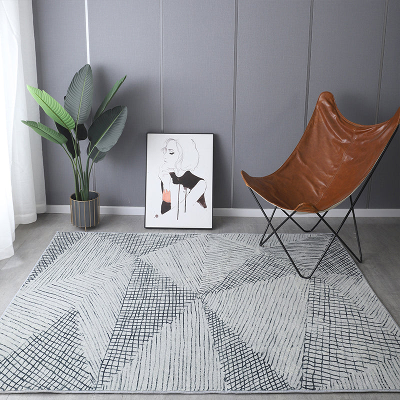 Bohemia Patterned Rug Multicolor Polypropylene Rug Non-Slip Backing Pet Friendly Washable Carpet for Sitting Room Matte Black Clearhalo 'Area Rug' 'Bohemian' 'Rugs' Rug' 2141368
