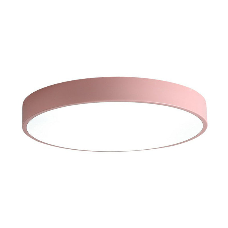 Minimalist Disc Flush Ceiling Light Acrylic Bedroom LED Flush Mount Lighting Fixture Clearhalo 'Ceiling Lights' 'Close To Ceiling Lights' 'Close to ceiling' 'Flush mount' Lighting' 2162188