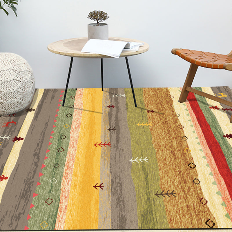 Multi Color Bohemian Rug Polypropylene Colorblock Tribal Print Rug Machine Washable Anti-Slip Backing Stain Resistant Carpet for Sitting Room Clearhalo 'Area Rug' 'Bohemian' 'Rugs' Rug' 2170098