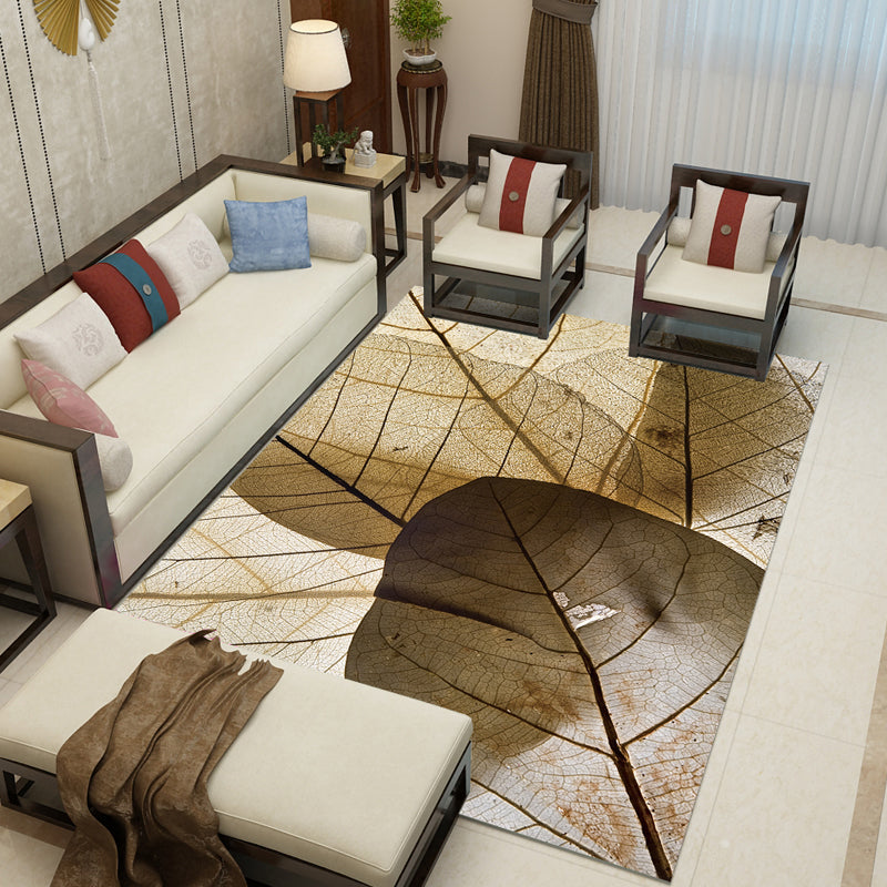 Pretty Multi Color Chinese Rug Synthetics Flower Drawing Print Carpet Machine Wash Anti-Slip Backing Pet Friendly Rug for Living Room Coffee Clearhalo 'Area Rug' 'Rug' 2170428